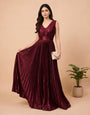 Luxury Evening Wear Gown for Women – Sleeveless V-Neck Party & Cocktail Dress