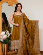 Alveera Premium Quality Yellow Anarkali Suit Set (Copy) (Copy)