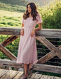 ELEGANT CASUAL HIGHBURY DRESS : PETAL PINK