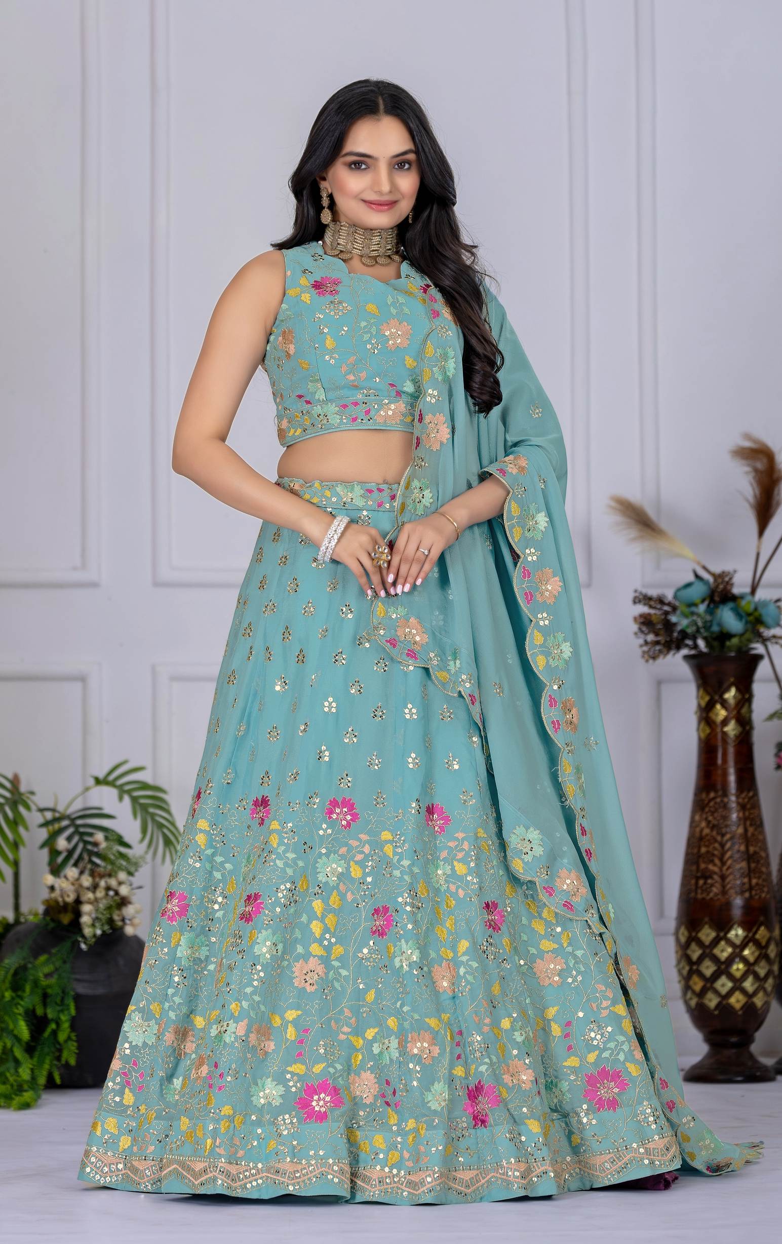 Enchanted Garden Lehenga Set 🌸